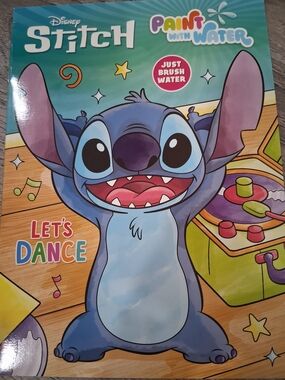 New Disney Stitch Paint With Water Book